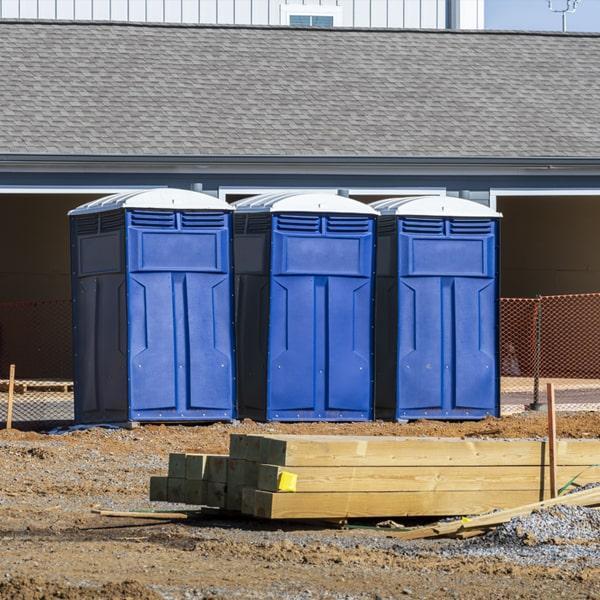 Heavy-duty construction site porta potty in Beckley, West Virginia